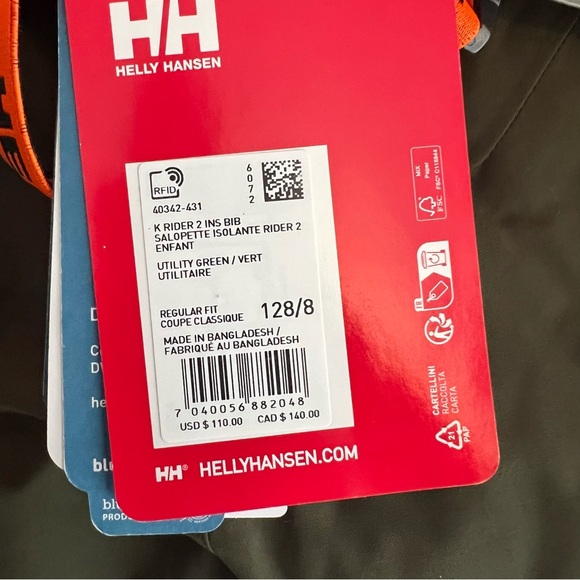 Helly Hansen Rider 2.0 Snow Bibs
Size 8 - Picture 6 of 6